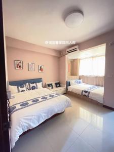 Voodi või voodid majutusasutuse Dear B&B Building II toas