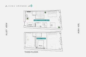 Půdorys ubytování Casa Amando Eco Boutique House