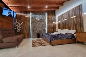 Voodi või voodid majutusasutuse No 4 Lofts Jacuzzi Mazamitla toas