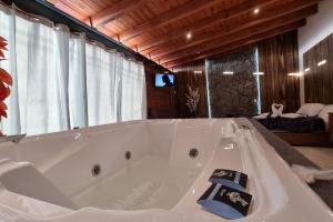 Koupelna v ubytování No 4 Lofts Jacuzzi Mazamitla