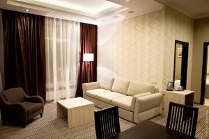 Posezení v ubytování Kiroff Hotel