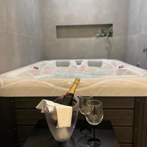 O spa e/ou outras comodidades de bem-estar em TEPIĆ Garni Hotel