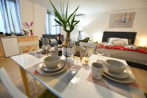 Et sittehjørne på West in apartments