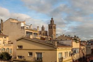 A general view of Sant Cugat del Vallès or a view of the city taken from the holiday home
