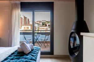 A seating area at Casa 20 minutos de Barcelona y WIFI alta capacidad