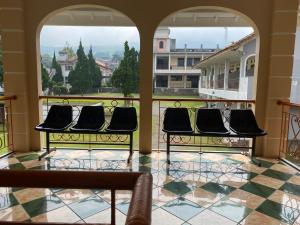 Istumisnurk majutusasutuses Hotel Puspa Sari