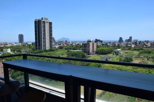 Un balcón o terraza en Ocean 海上玩家 景觀溫泉小館
