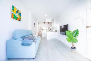 A seating area at CARTAGENAFLATS, Apartamentos San Francisco