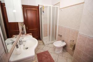 Koupelna v ubytování Casa di Fabia