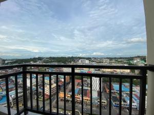 a view of a city from a balcony at FORMOSA RESIDENCE - The Apartments 1 Bed Room 2003A in Nagoya