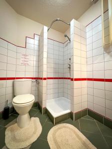A bathroom at Hévíz Apartman Hévíz