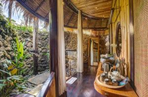 Zahrada ubytování Fivelements Retreat Bali