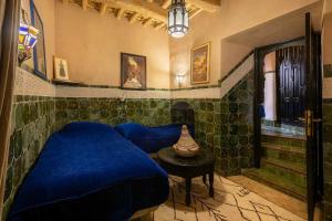 Χώρος καθιστικού στο Hôtel Riad Dar Daïf