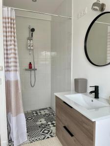 Koupelna v ubytování Le Remède - villa de 180m2 à 3mn de la plage Ault