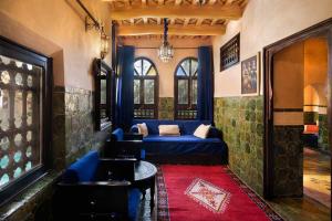 Χώρος καθιστικού στο Hôtel Riad Dar Daïf