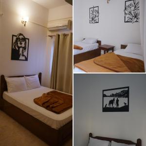 Postel nebo postele na pokoji v ubytování Alaska Camp & Hotel