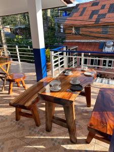 Balkón nebo terasa v ubytování Divers House