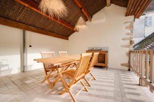 Balkon lub taras w obiekcie Grand appartement 8 personnes terrasse privative hyper centre calme