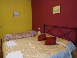 Postel nebo postele na pokoji v ubytování Hotel Aline
