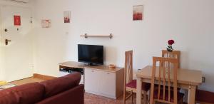 Televízia a/alebo spoločenská miestnosť v ubytovaní Family Apartment in La Herrada near the Pink Lake
