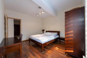 Katil atau katil-katil dalam bilik di Apartamenty Zeta Park w centrum Ustronia - Dream Apart