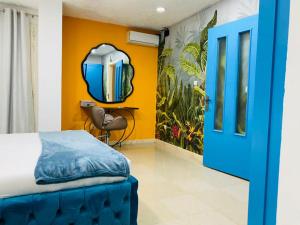 Ein Bett oder Betten in einem Zimmer der Unterkunft ILLIYIN Boutique Hotel