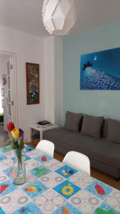 Posezení v ubytování FLORIT FLATS - The Ausias March Apartment