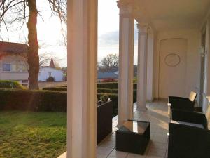 Ein Sitzbereich in der Unterkunft Villa Schering App. EG links