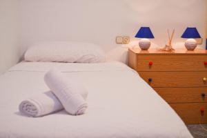 Posteľ alebo postele v izbe v ubytovaní Beach Mijas Apartment Málaga