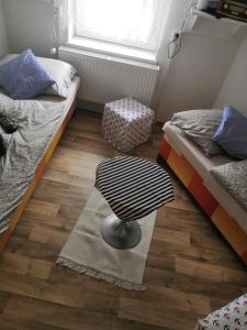 Postel nebo postele na pokoji v ubytování Ubytování v RV