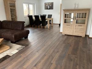 Kuchyň nebo kuchyňský kout v ubytování Ferienwohnung-Kroeger-I