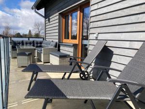 Balkón nebo terasa v ubytování Ferienwohnung-Kroeger-I