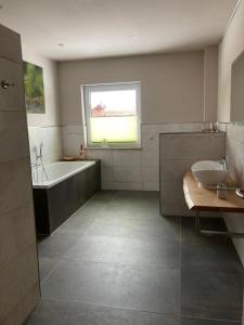 Koupelna v ubytování Ferienwohnung-Kroeger-I