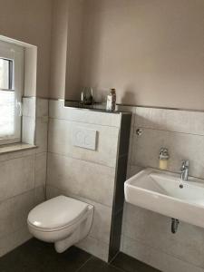 Koupelna v ubytování Ferienwohnung-Kroeger-I