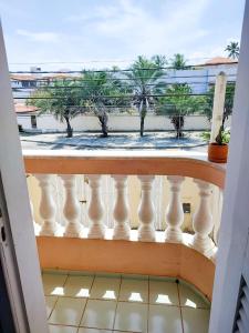 Balkón nebo terasa v ubytování Maré Hostel Itapuã