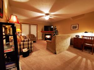 Μια τηλεόραση ή/και κέντρο ψυχαγωγίας στο Gorgeous House for Ski Retreat or Mountain Vacations