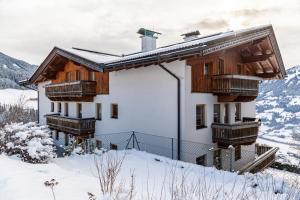 Gattererberg的住宿－Zillertal 3000，山中雪地的房子