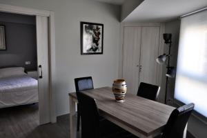 Postel nebo postele na pokoji v ubytování III Apartamento junto a PLAZA MAYOR
