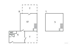 Půdorys ubytování 1 Bedroom Beautiful Apartment In Nexø