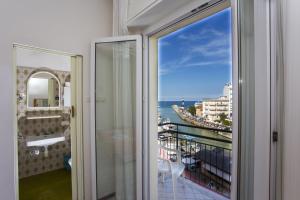 Koupelna v ubytování Hotel Lugano
