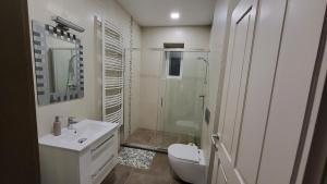 Kúpeľňa v ubytovaní Relax Apartments Sárvár A2