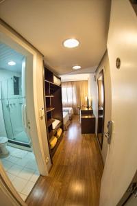 Koupelna v ubytování Hotel Campo Largo Comfort