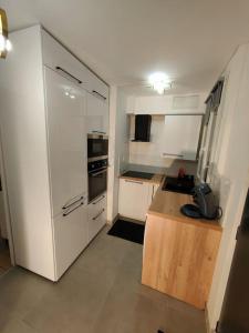 Kuchyňa alebo kuchynka v ubytovaní joli appartement au pied du Tramway