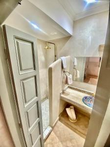Posezení v ubytování Riad magnolia privé