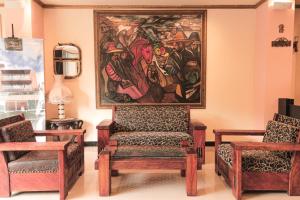 Istumisnurk majutusasutuses Hotel Plaza Garibaldi