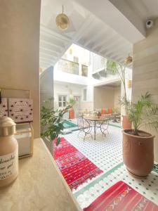 Posezení v ubytování Riad magnolia privé
