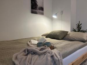 Cztery Pokoje Wetlina客房内的一张或多张床位