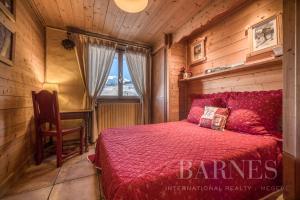 Postel nebo postele na pokoji v ubytování Apartments in Chalet Nessa