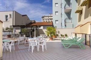 Balkón nebo terasa v ubytování Hotel Lugano