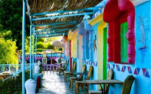 Restaurace v ubytování Nubian Beach - حسن فوكس